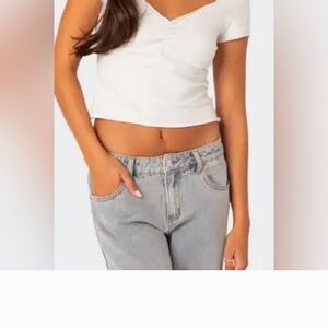 Weworewhat Ruched Top